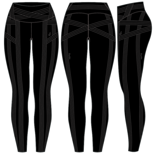 Body Sculpt Capri Leggings (Reversible Wear)