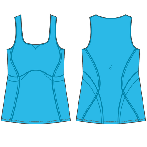 Body Sculpt Long Bra Tank, A-D Cups