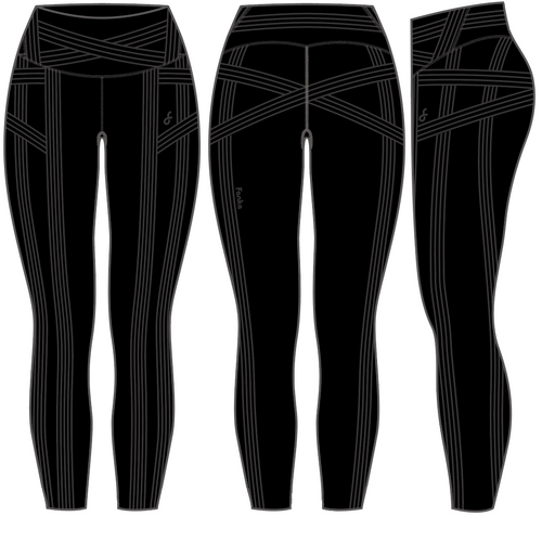 PowerBand Resistance 7/8 Leggings (Reversible Wear)