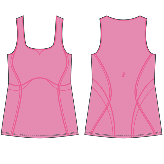 Body Sculpt Long Bra Tank, A-D Cups
