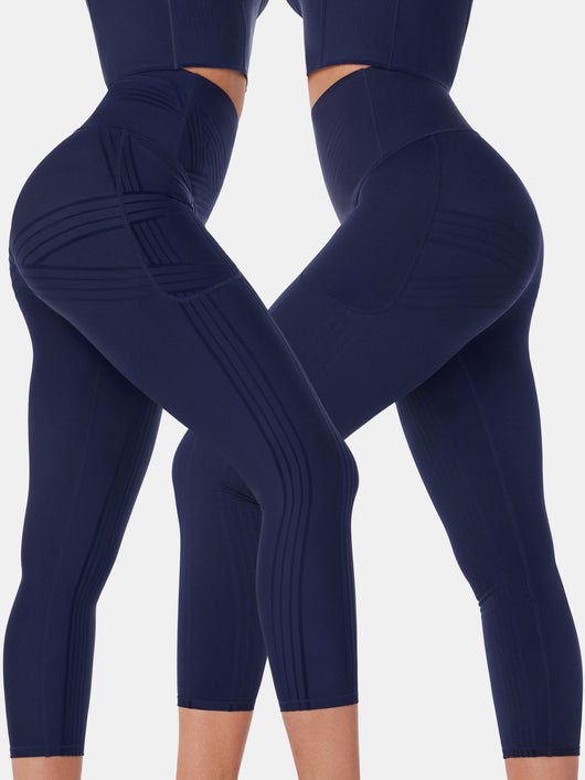 PowerBand Resistance 7/8 Leggings (Reversible Wear)