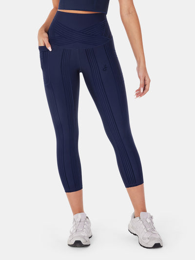 PowerBand Resistance 7/8 Leggings (Reversible Wear)