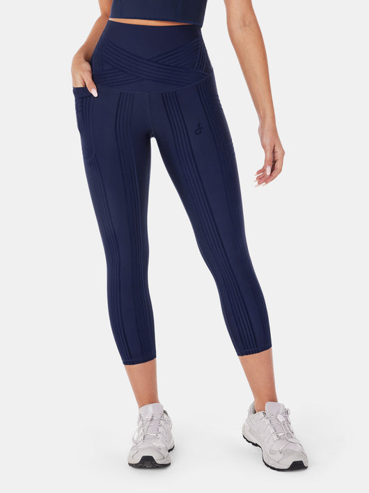 PowerBand Resistance 7/8 Leggings (Reversible Wear)