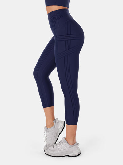 PowerBand Resistance 7/8 Leggings (Reversible Wear)