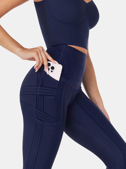 PowerBand Resistance 7/8 Leggings (Reversible Wear)