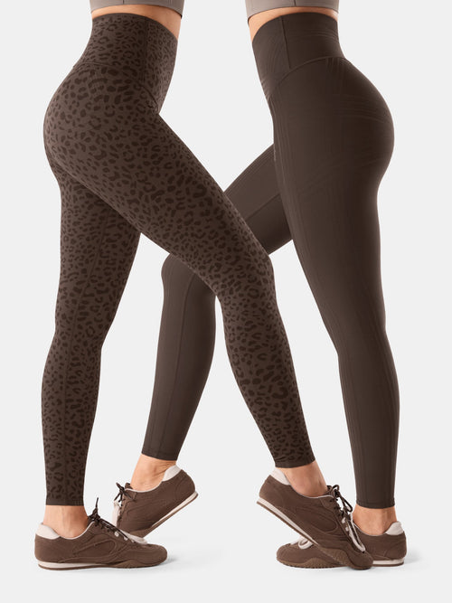 PowerBand Resistance Leggings (Reversible Wear)
