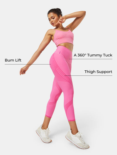 Body Sculpt 7/8 Leggings (Reversible Wear)