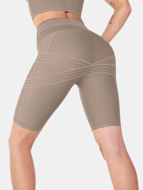 PowerBand Resistance 9" Biker Shorts (Reversible Wear)