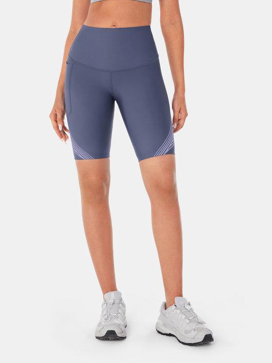 Body Sculpt Side Pocket 9" Biker Shorts (Reversible Wear)