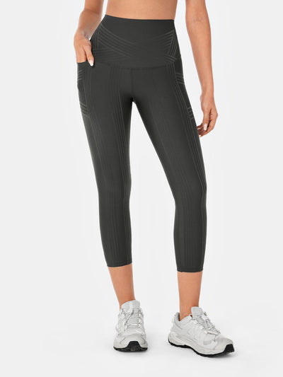 PowerBand Resistance 7/8 Leggings (Reversible Wear)