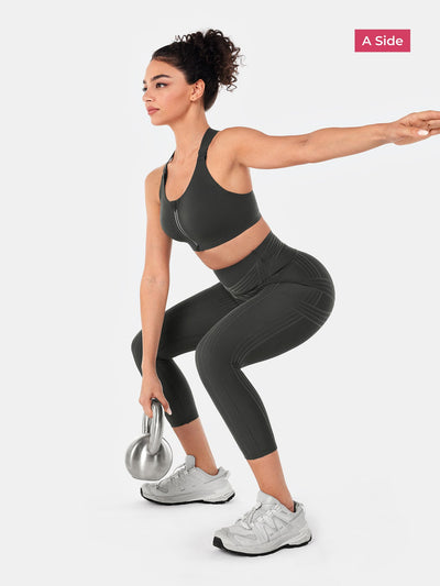 PowerBand Resistance 7/8 Leggings (Reversible Wear)