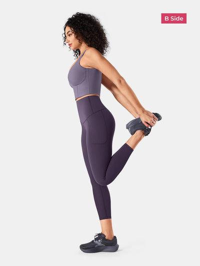 PowerBand Resistance 7/8 Leggings (Reversible Wear)