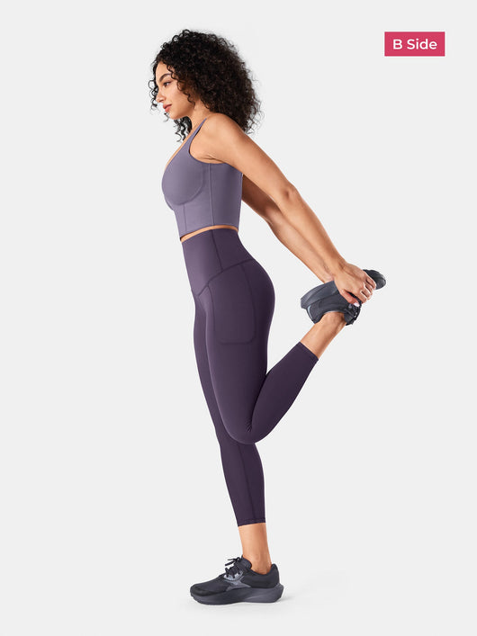 PowerBand Resistance 7/8 Leggings (Reversible Wear)