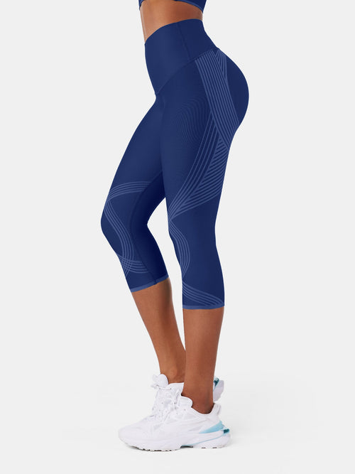 Body Sculpt Capri Leggings (Reversible Wear)