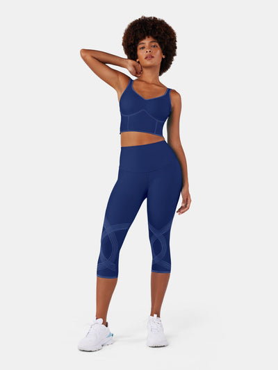 Body Sculpt Capri Leggings (Reversible Wear)
