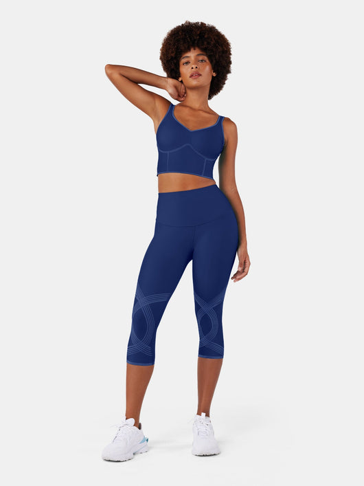 Body Sculpt Capri Leggings (Reversible Wear)