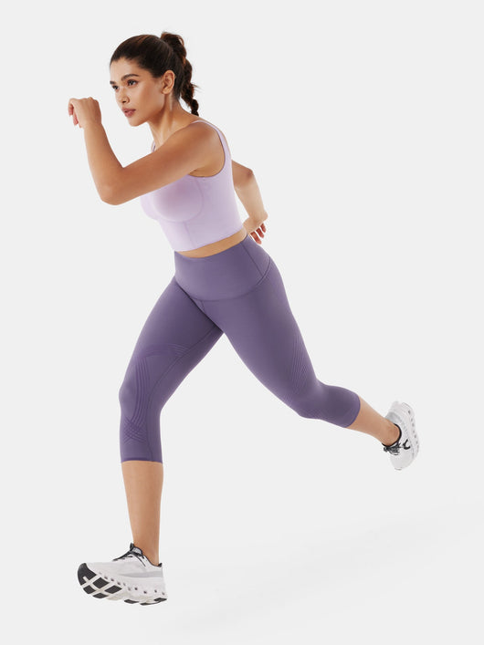 Body Sculpt Capri Leggings (Reversible Wear)