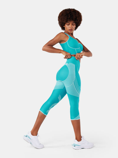 Body Sculpt Capri Leggings (Reversible Wear)