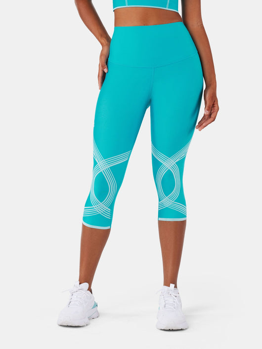 Body Sculpt Capri Leggings (Reversible Wear)