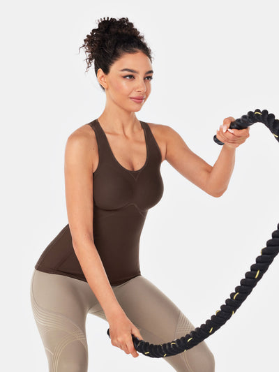Body Sculpt Long Bra Tank, A-D Cups