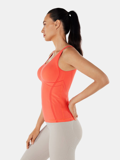 Body Sculpt Long Bra Tank, A-D Cups