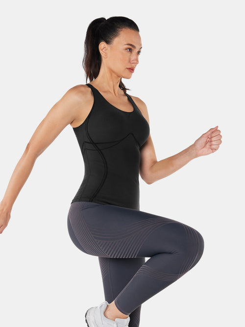 Body Sculpt Long Bra Tank, A-D Cups