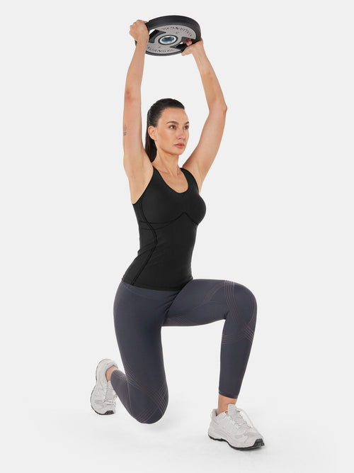Body Sculpt Long Bra Tank, A-D Cups