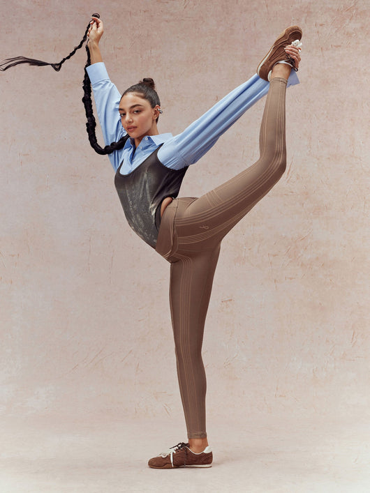 PowerBand Resistance 7/8 Leggings (Reversible Wear)