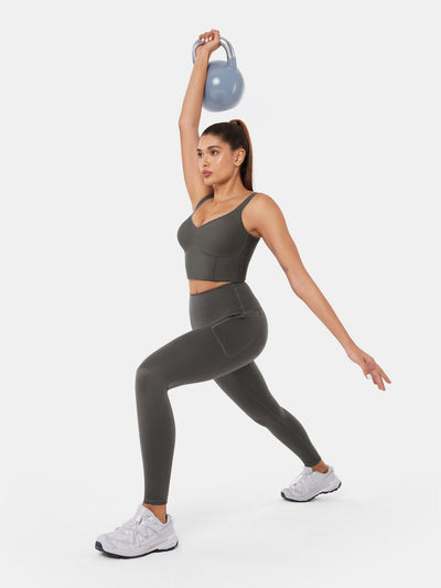 PowerBand Resistance Leggings (Reversible Wear)