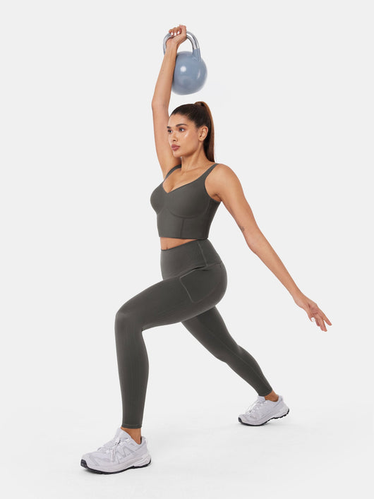 PowerBand Resistance Leggings (Reversible Wear)