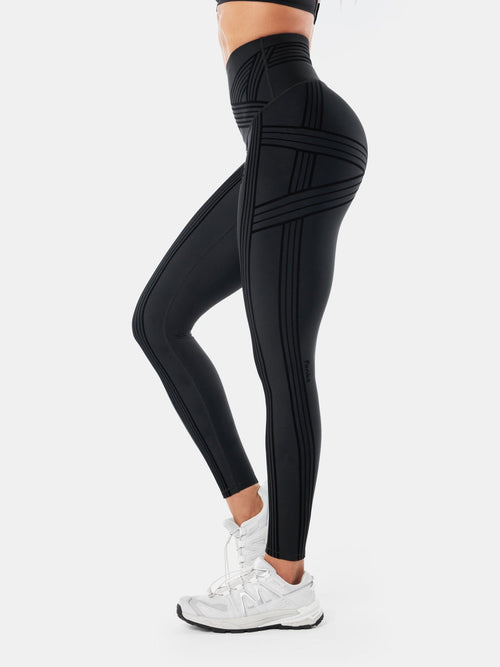 PowerBand Resistance Leggings (Reversible Wear)