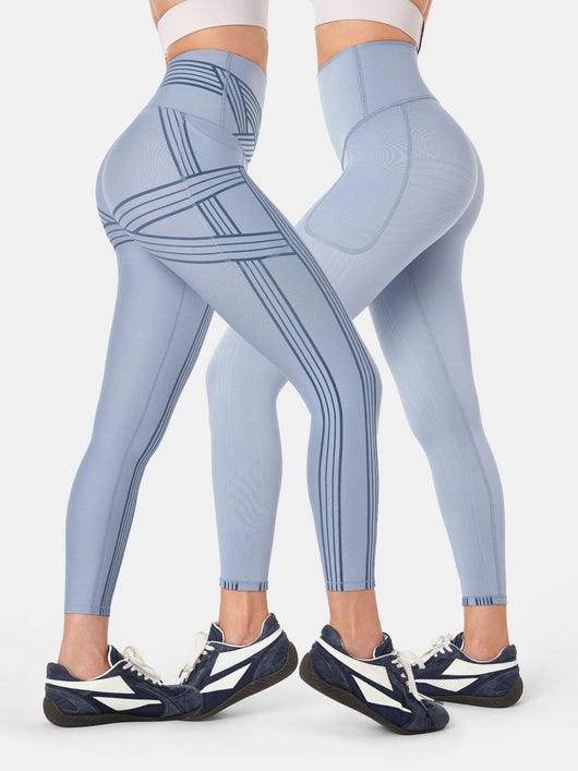 PowerBand Resistance 7/8 Leggings (Reversible Wear)