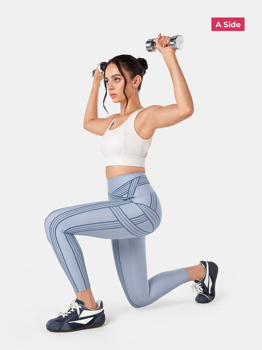 PowerBand Resistance 7/8 Leggings (Reversible Wear)