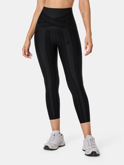 PowerBand Resistance 7/8 Leggings (Reversible Wear)