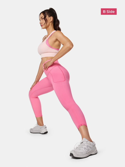 PowerBand Resistance 7/8 Leggings (Reversible Wear)