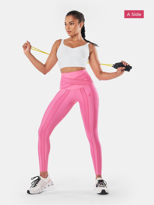 PowerBand Resistance Leggings (Reversible Wear)