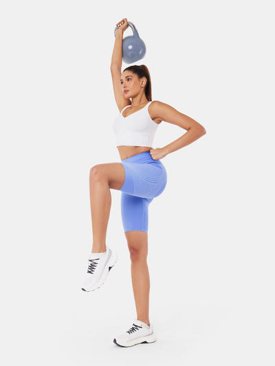 Body Sculpt Side Pocket 9" Biker Shorts (Reversible Wear)