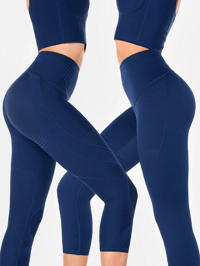 Body Sculpt Side Pocket Capri Leggings 2.0 (Reversible Wear)