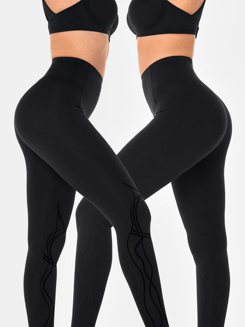 Body Sculpt Two Way Temp Leggings (Reversible Wear)