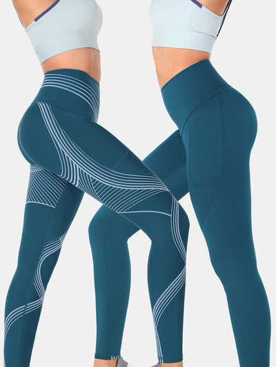 Body Sculpt Side Pocket Leggings 2.0 (Reversible Wear)