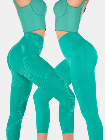 Body Sculpt Side Pocket 7/8 Leggings 2.0 (Reversible Wear)