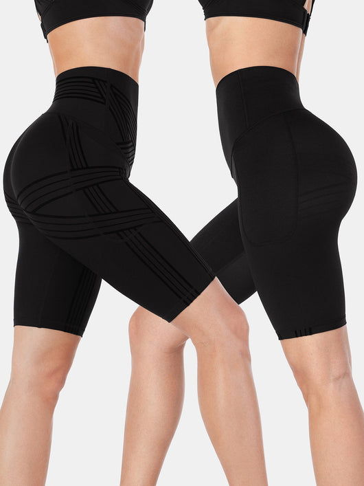 PowerBand Resistance 9" Biker Shorts (Reversible Wear)