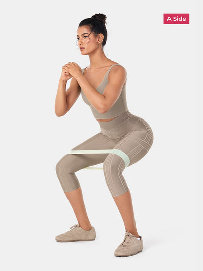 PowerBand Resistance Capri Leggings (Reversible Wear)