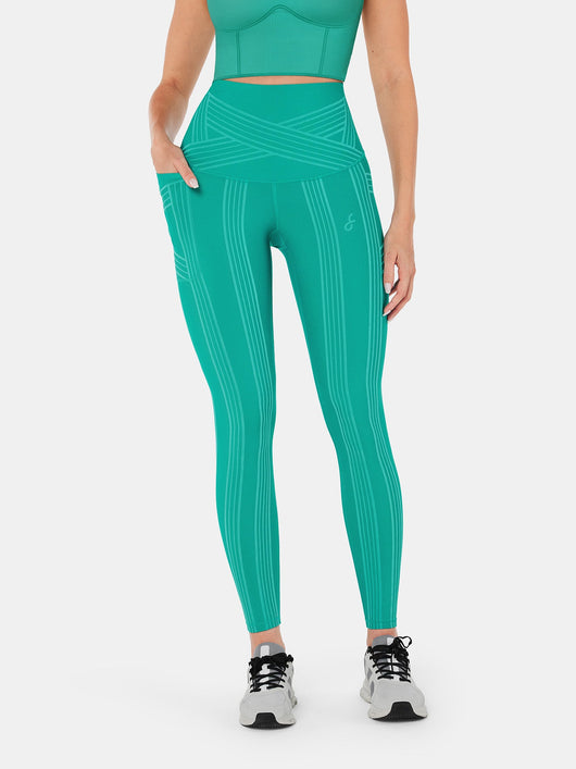 PowerBand Resistance Leggings (Reversible Wear)
